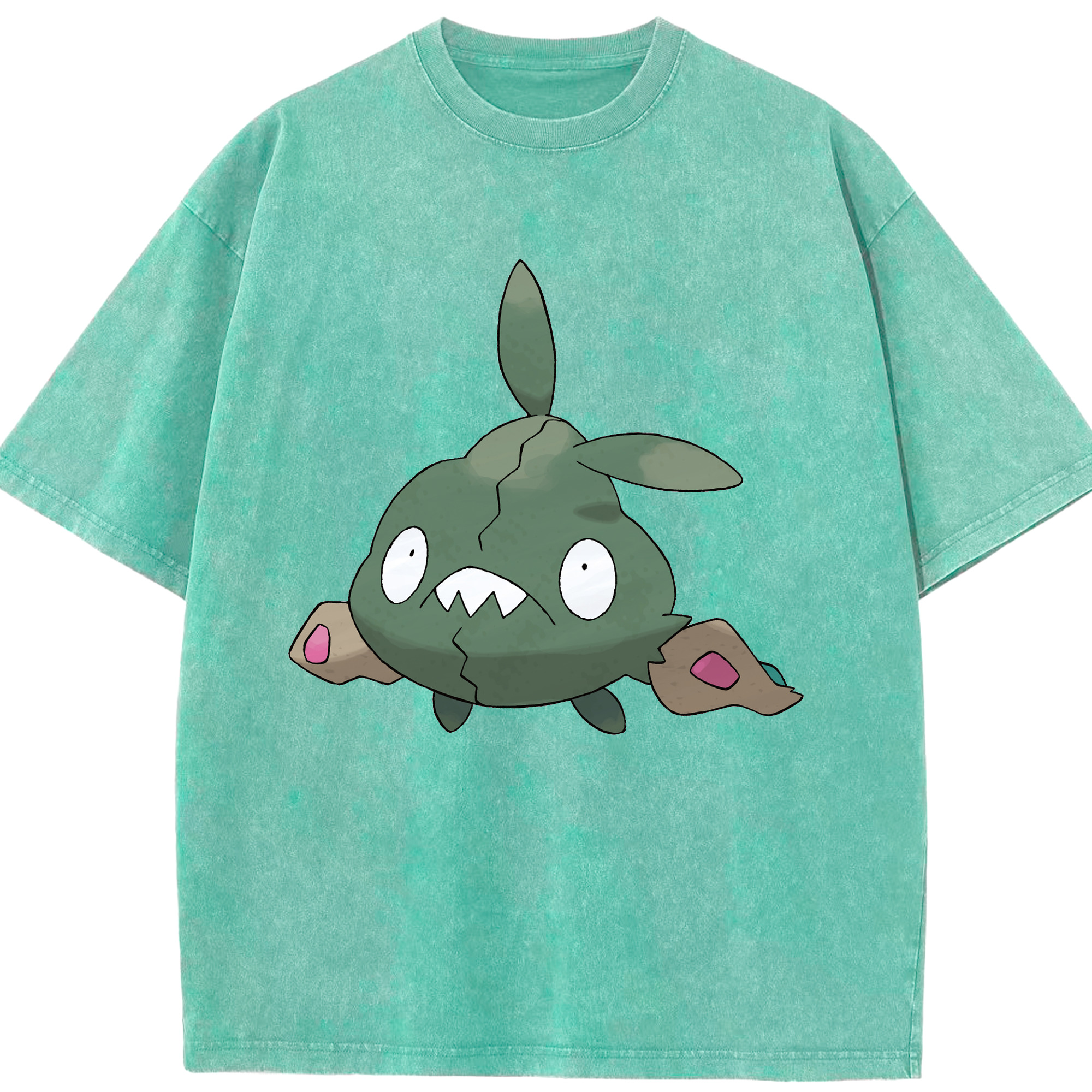 （画像用） ポケットモンスター Pokémon 綿100% ヴィンテージ風 半袖Tシャツ（フロントプリント）